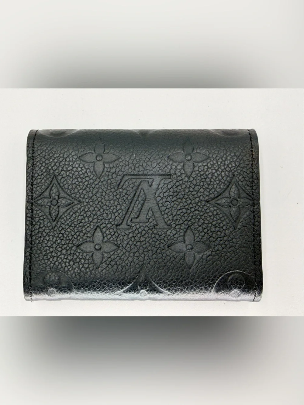 🖤LV Rank A Black Empriente Monogram Envelope Card Holder Full Set w/Entrupy COA🖤 - Picture 3 of 15